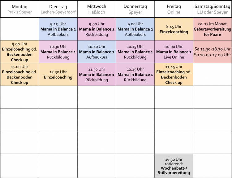 Kurskalender Januar 2026
